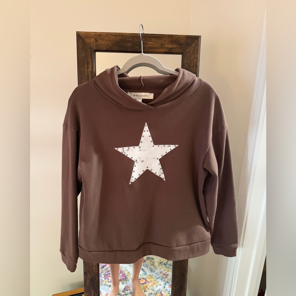 Vintage America Hoodie Size Medium